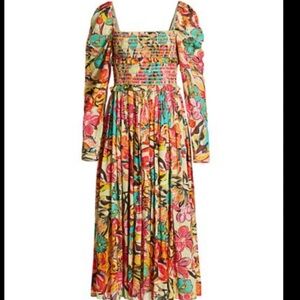 HEMANT & NANDITS Floral Multicolor Dress Size S
